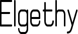 Elgethy Bold Condensed