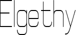 Elgethy Condensed