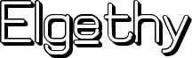 Elgethy Upper Bold Offset