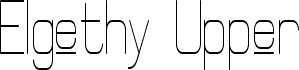 Elgethy Upper Condensed