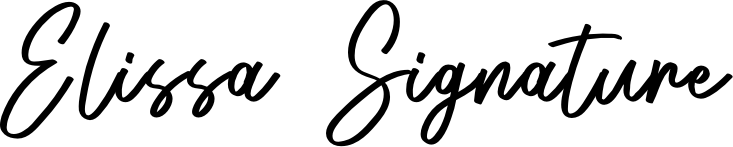 Elissa Signature font | Fonts2u.com