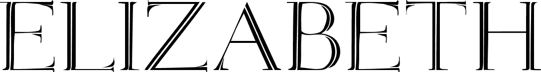 Eliz Lettering Elizabeth Regular font