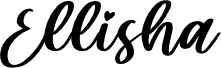 Ellisha Italic