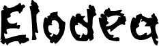 Elodea font