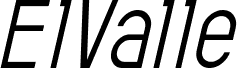 ElValleLG Light Italic