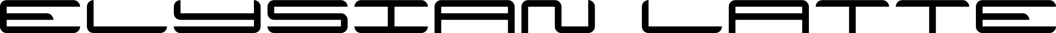Preview of the elysian latte Regular font