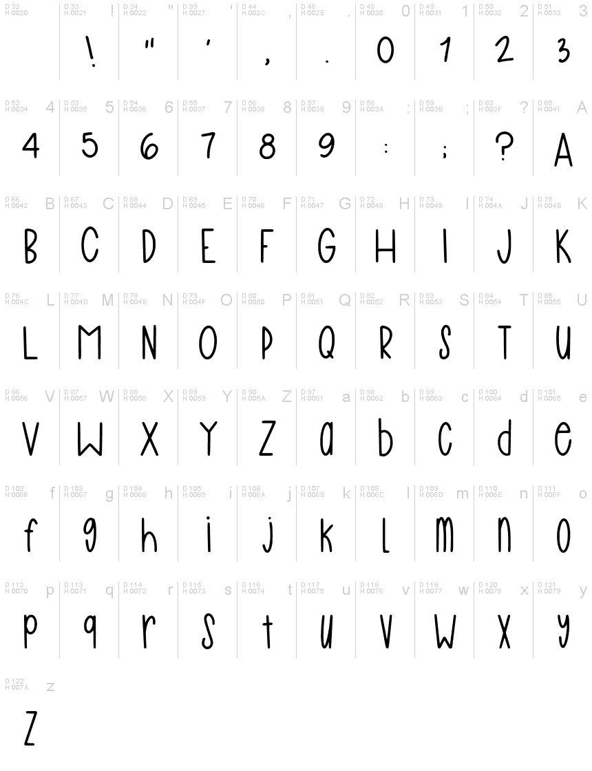 Elementary Regular font