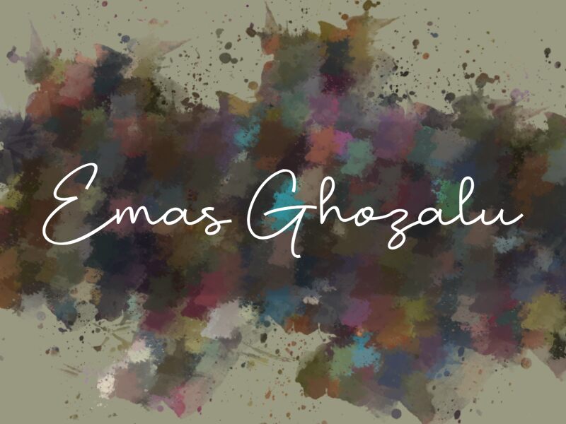 e Emas Ghozalu Czcionka