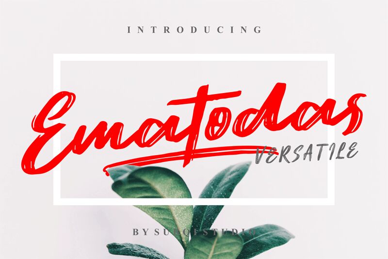 Ematodas Schriftart