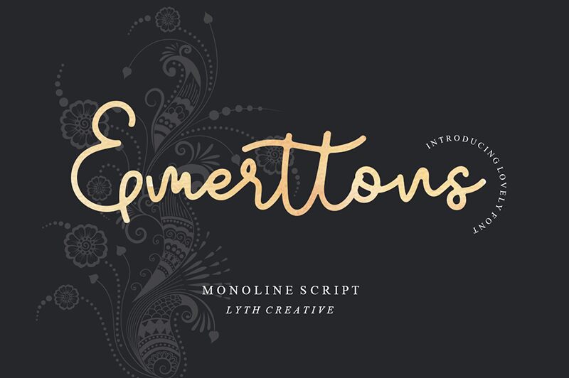 Emerttons Шрифт