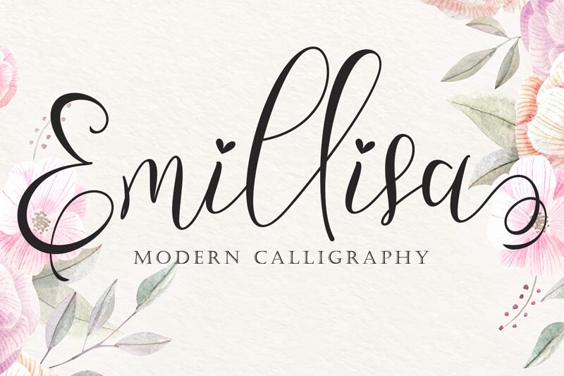 Emillisa font | Fonts2u.com