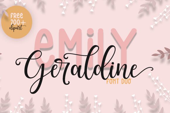 Emily Display Schriftart