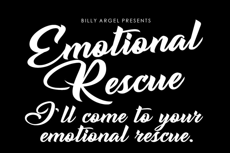 Emotional Rescue Schriftart