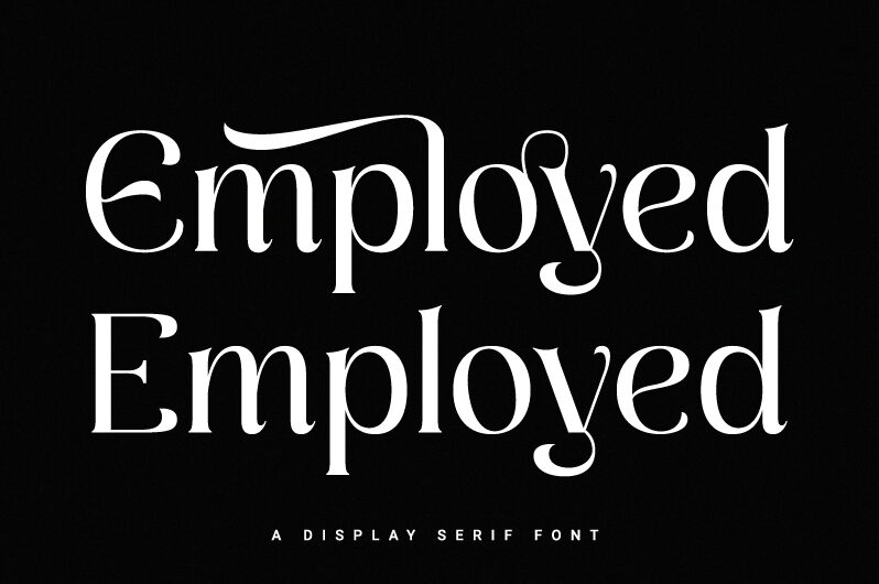 Employed Schriftart