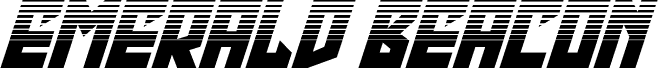 Emerald Beacon Halftone Italic