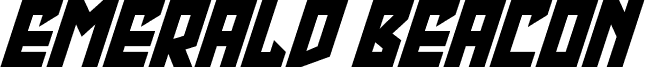 Emerald Beacon Italic