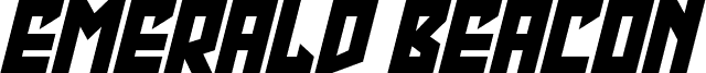 Emerald Beacon Semi-Italic