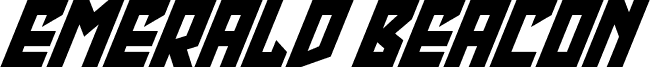 Emerald Beacon Super-Italic