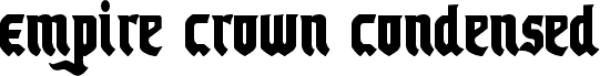 Empire Crown Condensed