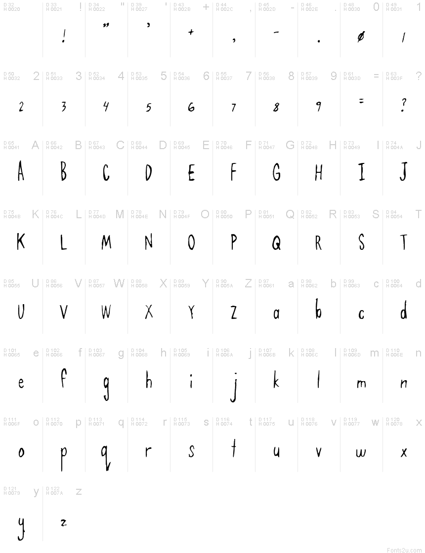 Emmert font