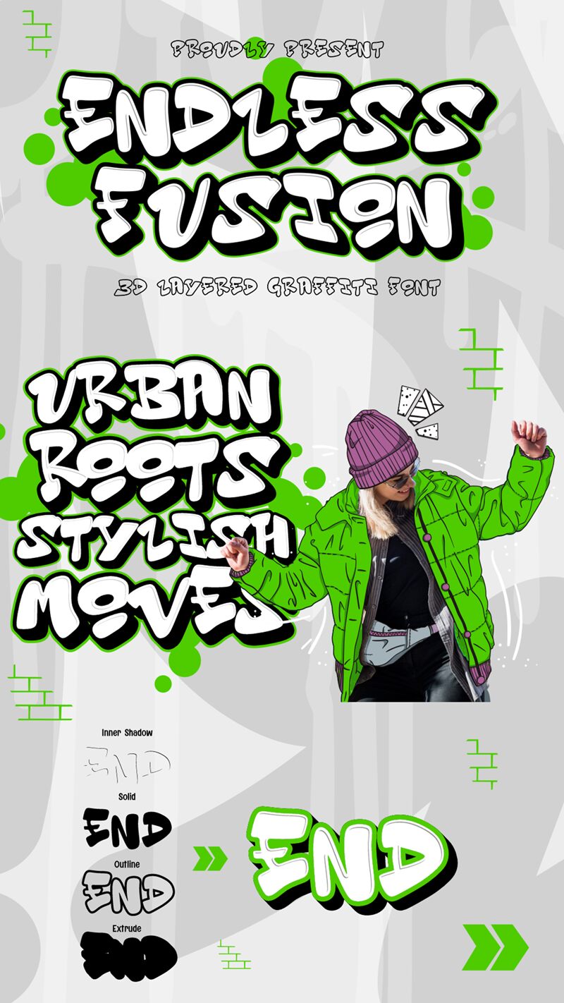 Endless Fusion Druh písma