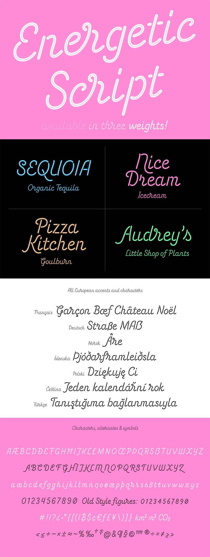 Energetic Script الخط 