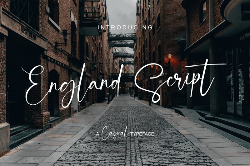 England Script Schriftart
