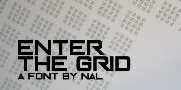 Enter The Grid Schriftart