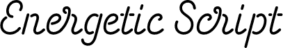 Energetic Script Limited Regular