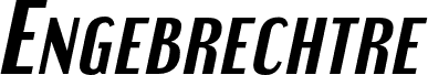 EngebrechtreRg-BoldItalic
