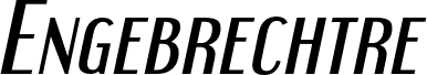 EngebrechtreRg-Italic