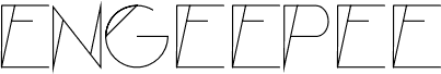 معاينة خط Engeepee Outline