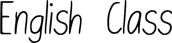 English_Class_ font | Fonts2u.com