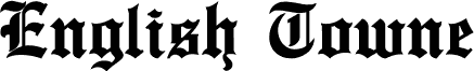 English Towne Medium