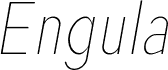 Engula Thin Italic