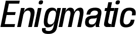 Enigmatic Italic