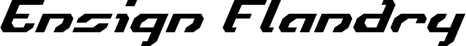 Ensign Flandry Italic