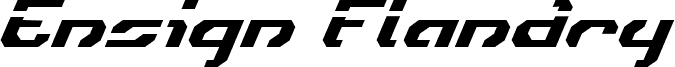 Ensign Flandry Laser Italic