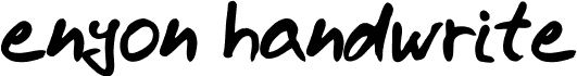 enyon handwrite