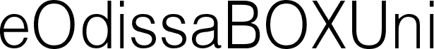 eOdissa Box type Unicode font