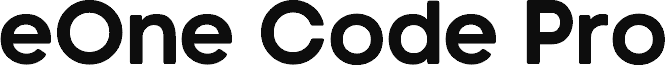 eOne Code Pro DemiBold