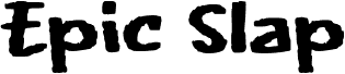 EPIC SLAP font