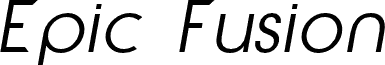 EpicFusion-Italic