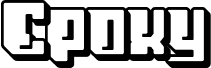 Preview of the Epoxy DEMO Extrude font