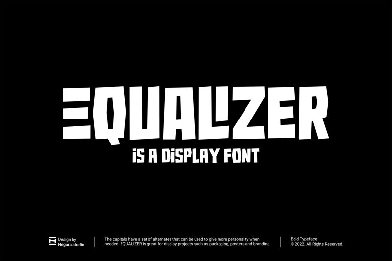 EQUALIZER Schriftart
