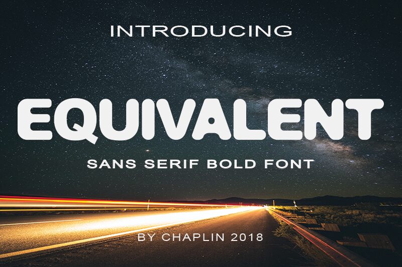 equivalent-bold-font