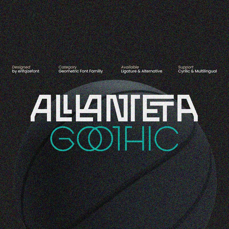 ERF Alanteta Gothic Medium — Presentación de la fuente