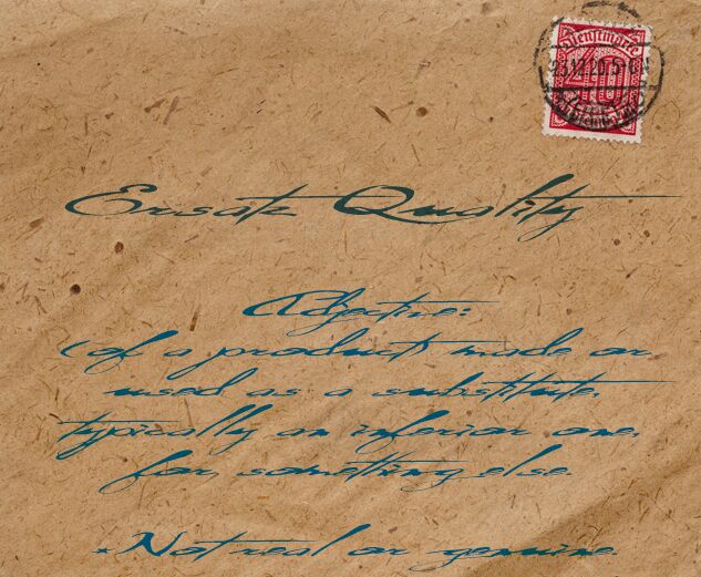 Ersatz Quality Czcionka