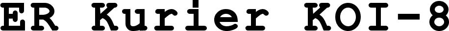 ER Kurier KOI-8 Bold