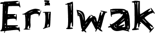 Eri Iwak font
